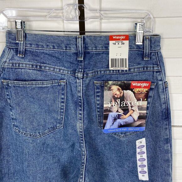 New VIntage 90s Deadstock Wrangler Relaxed Fit Mom Jeans Womens Sie 10 Short - Picture 6 of 9